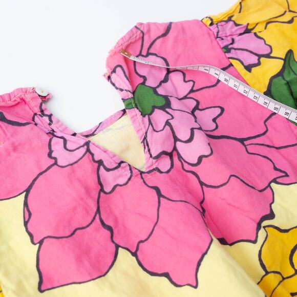 Banjanan Gracia Pink Floral Cotton Dress S - Picture 10 of 10